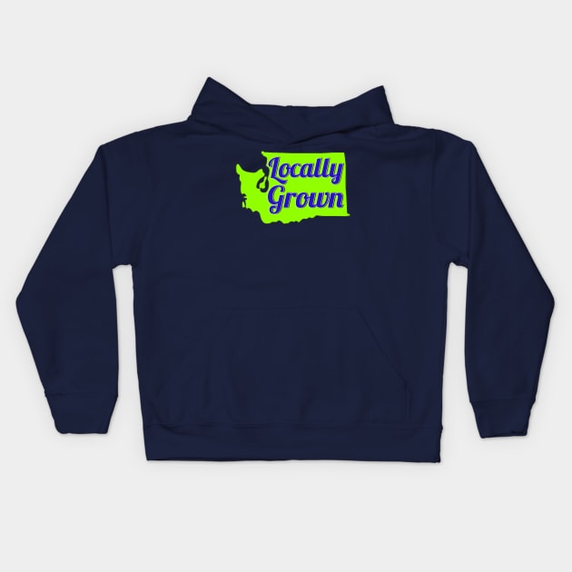 Locally Grown B&G Kids Hoodie by TankByDesign